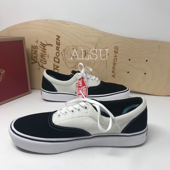 VANS Comfycush Era Suede Canvas Black Mars W - Picture 6 of 8